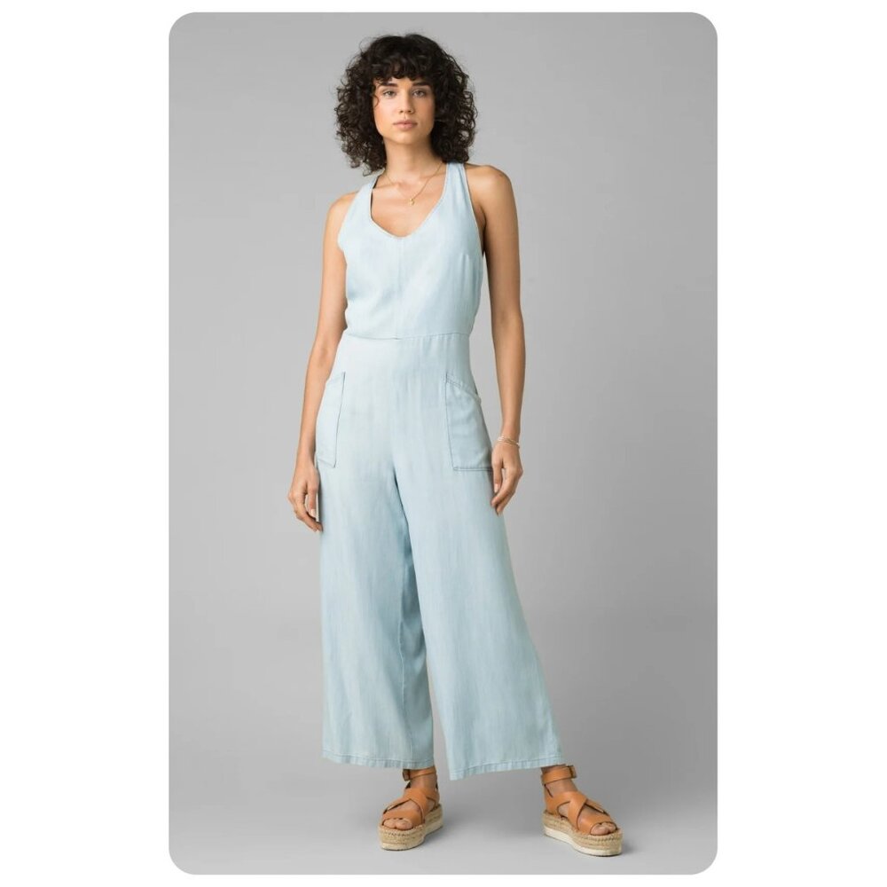 Prana Light Blue Jumpsuit